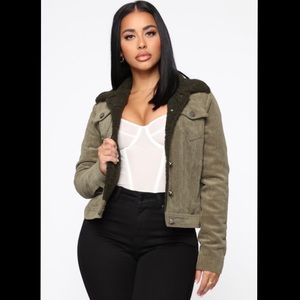 Olive Corduroy Jacket